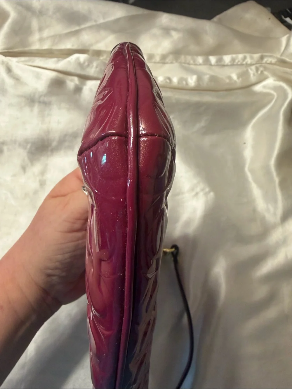 Coach patent leather wristlet